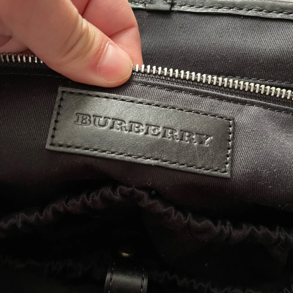 Burberry diaper bag